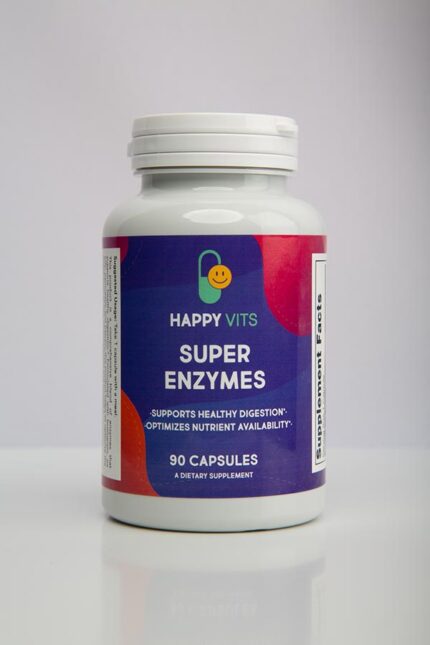 Super Enzymes, Formulated with Bromelain, Ox Bile, Pancreatin and Papain, Super Enzymes,180 Capsules