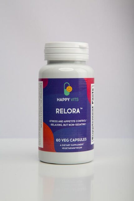 Relora 300 mg (a Blend of Plant Extracts from Magnolia officinalis and Phellodendronamurense), 60 Veg Capsules