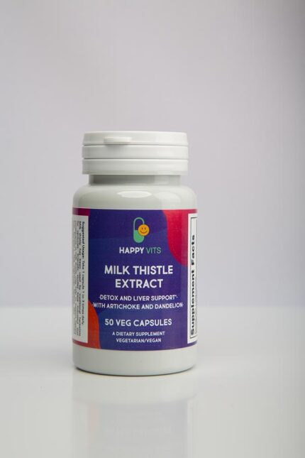 Silymarin Milk Thistle Extract 150 mg with Turmeric, Supports Liver Function*, 120 Veg Capsules